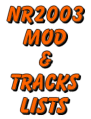 NR2003 Mod and Track Lists